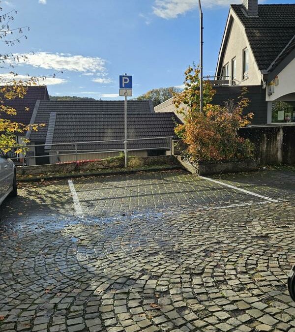 Es gibt einen neuen Rollstuhlparkplatz in der Weiherpassage!